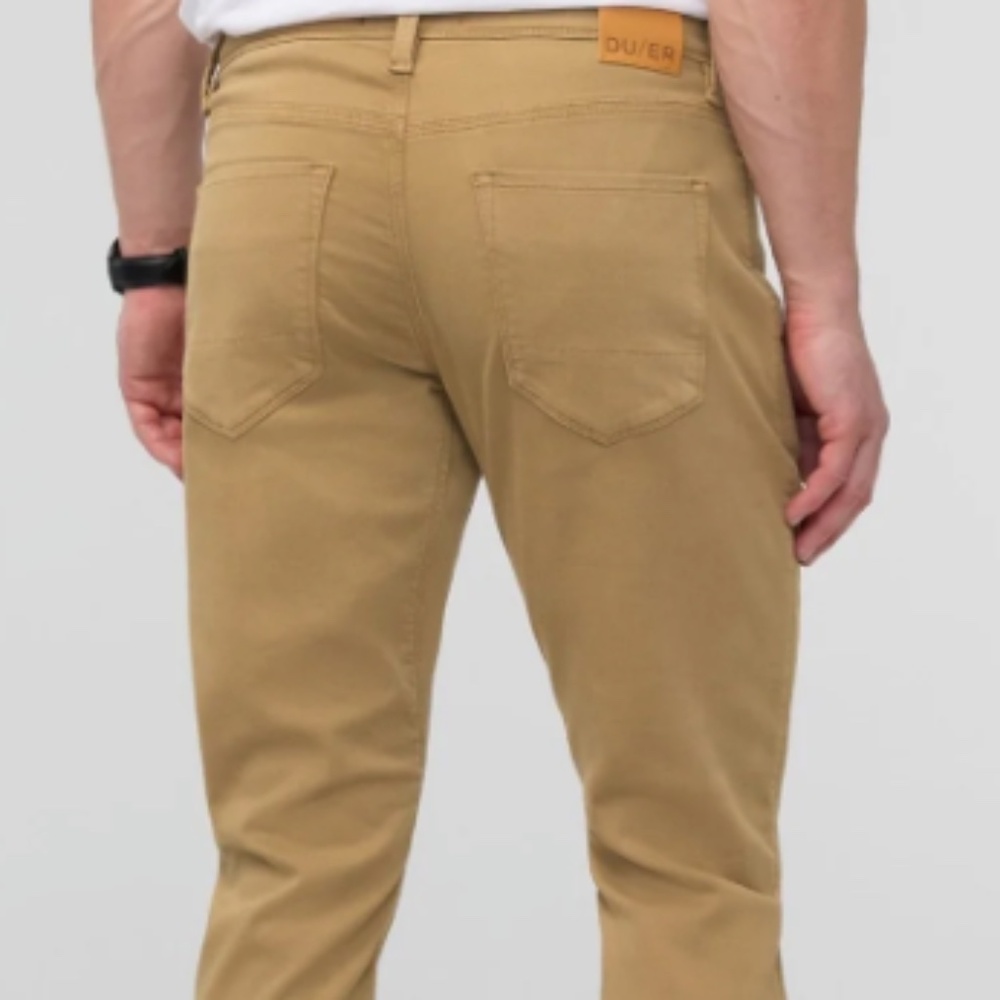 Duer N2X no sweat relax tapered khakis size 36